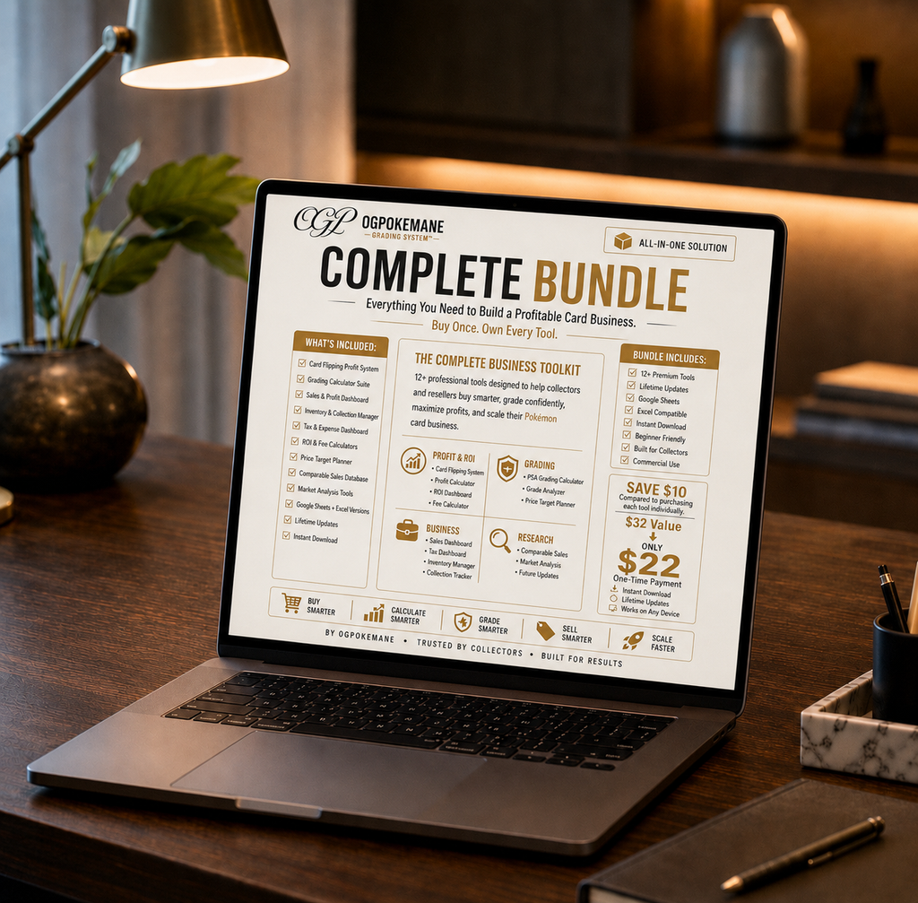 Pokémon Card Reseller Bundle: Grading, Flipping & Tracking Tools